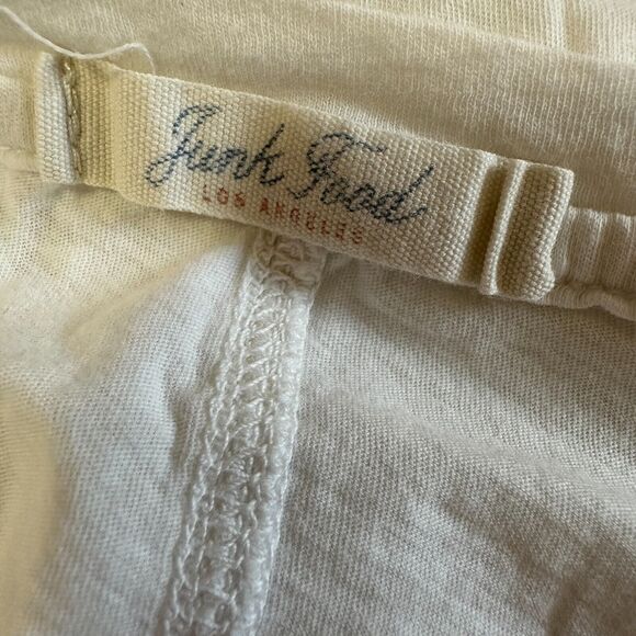 Junkfood Tees White Spring Break '94 MTV Pastel Graphic Short Sleeve Tee Large - Picture 7 of 12